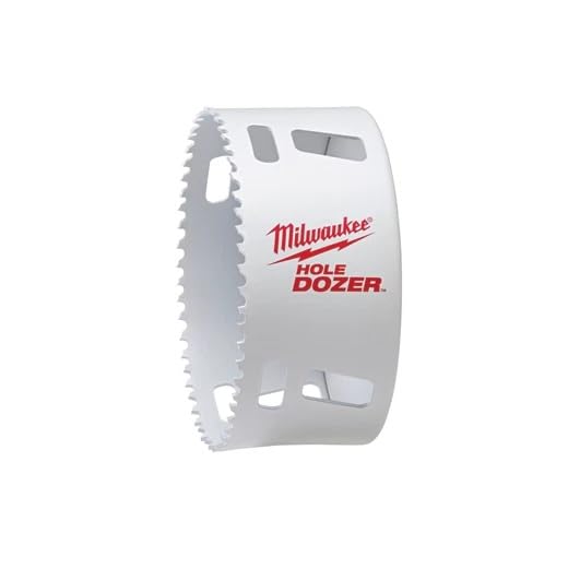 Milwaukee Hole Saw 45242193578 Hole Dozer High Quality Holes, White