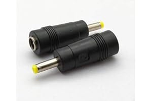 Longdex 12pcs DC Power Adapter 5.5x2.1mm Female Jack to 4.0x1.7mm Male Plug Electrical Socket Outlet for Laptop Interface Power Cable Connector