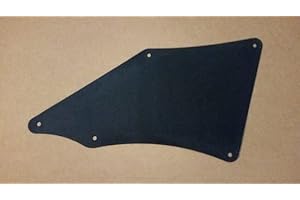 YOTA LINERS Rear Right Or Left Splash Shield with Clips for Toyota Tacoma 2005-2023 V6 4.0L (Fender Liners, Aprons, Shields, Splash Guards, Skirts, Guards, Seals, Splash Seals) B