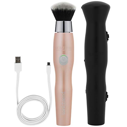 Michael Todd Beauty Sonicblend Makeup Brush – Antimicrobial, Rechargeable – For Liquid, Cream, and Powder Based Make Up – For All Skin Types