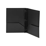 Two Pocket Poly File Folder with 3 Prongs