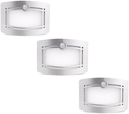 Prosshop LED Wall Sconce Motion Sensor Activated Hallway Stairway Lights (3 Pack)
