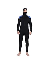 realon Buceo Suit Men 5 mm Full Surf Traje de neopreno sudadera con capucha Snorkeling Jumpsuit