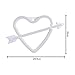 Neon Heart Signs Led Neon Lights up Sign Decorative Neon Wall Light for Girls Room (Lavender Cupid) (Red)