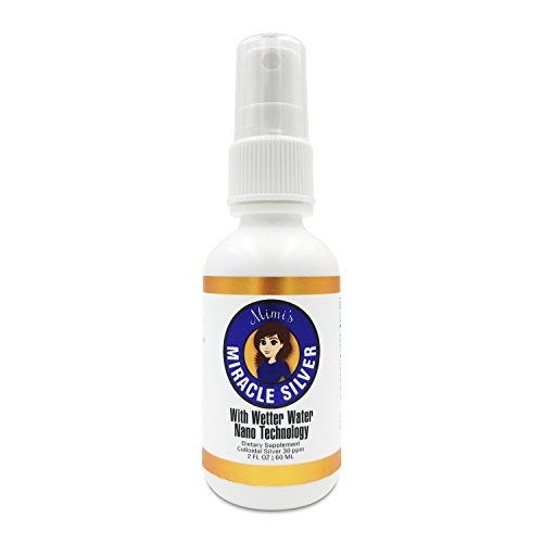 Mimi's Miracle Silver - Colloidal Silver with advanced technology enables rapid absorption. Spray bottle ensures sanitation, convenience and quickest delivery to body