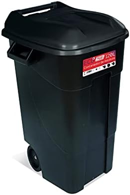 EcoTayg 442070 - Contenedor residuos Eco 120 l Negro
