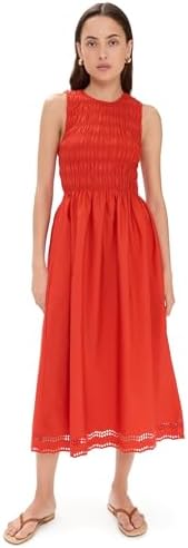 madewell goldie midi dress NWT Madewell Goldie Midi Dress White 100% LINEN Minimalist Casual Size 14