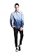 Pau1Hami1ton W001 Men's Button Down Solid Casual Cotton Stretch Long Sleeve Dress Shirts