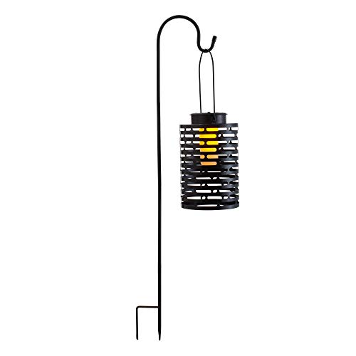 Pauleen 48066 Sunshine Lover Solar Lantern in Black for Outdoor use – Balcony or Garden, Metal, 0.005 W
