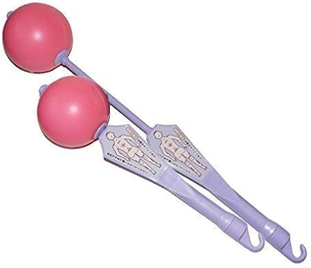 Amazon 新機軸 頭から足裏まで 頭周りから 首筋 肩 腕 肩甲骨 背中 腰 お腹 お尻 ひざ すね 足裏 迄 全身 心地良い ポンポンを リンパ 血行 コリ 痛み 改善 解消の 健康 グッズ ポンポンハッピー マッサージ ツボ押しグッズ