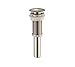 KRAUS Pop-Up Drain in Satin Nickel, PU-10SN