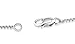 Blush Jewelry Sterling Silver Rhodium Plated 1mm Box Chain Necklace, 18