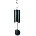 Agirlgle Large Wind bell Wind Chimes outdoor indoor HWMC Heroic Windbell, 28-Inch Garden wind chimes amazing grace for Patio and Terrace - Best Metal Musical Windchime and Home Decoration (black 28in)