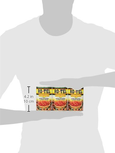 ROTEL ORIGINAL DICED TOMATOES AND GREEN CHILIES, PERFECT FOR TACO & DIP RECIPES, 10 OZ.