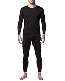 LAPASA Men's Heavyweight Thermal Underwear Long John Set Fleece Lined Base Layer Top and Bottom M24