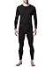 LAPASA Men's Heavyweight Thermal Underwear Long John Set Fleece Lined Base Layer Top and Bottom M24