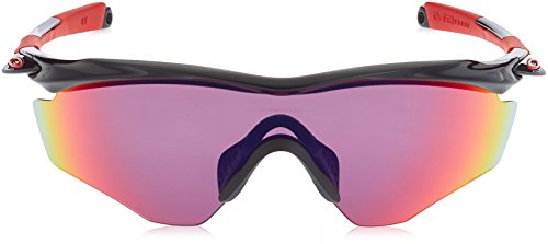 Oakley Men's M2 Frame XL OO9343-08 Non-Polarized Iridium Shield Sunglasses, Polished Black, 145 mm