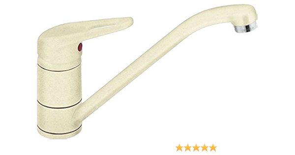 Smeg Grifo de fregadero de cocina con boquilla fija Coloniale-Cream MF11P2