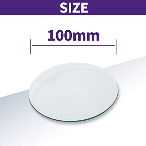 Young4us Watch Glass Beaker Cover Set, 6 Pcs Lab Watch Glasses in 150mm, 100mm, 70mm for Laboratory, Science and Chemical Experiment (150 mm x 2, 100 mm x 2, 70 mm x 2)