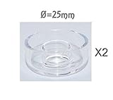 Crown Pure Quartz Dish Replacment 25mm Ø