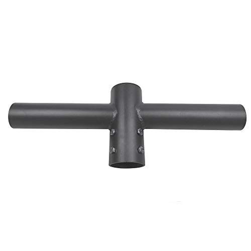 1000LED Twin Spoke Bracket 180 Degree Arms, Steel Spoke Bracket, Tenon or Pole Top Mount, for Outdoor Shoebox Pole Lights, Parking Lot Lights with Slip Fitter Mount(2 3/8inch)