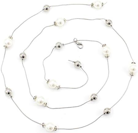 CRIZAN Pearls Woman's Dress Clothing Waist Belt Belly Chain Body Jewelry
