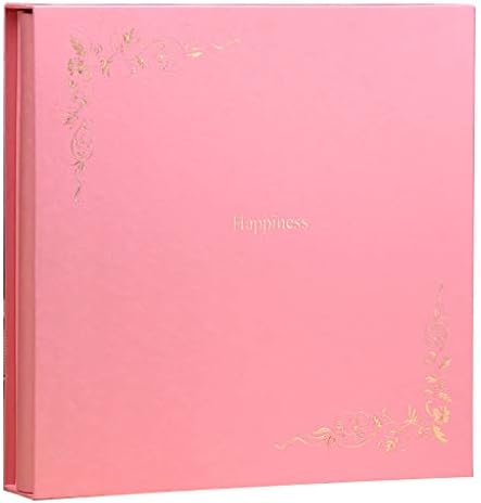 photo album Mixed, Insert Family Album Commemorative Book, Rose Gold High Capacity 1198 Pieces 37X37X6cm/14.5X14.5X2.4inch