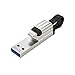 iPhone iPad Flash Drive USB 3.0 64GB with Charging Support, RAVPower Jump Thumb Pen Drive Memory Stick Expansion External Storage for iOS, Instant Backup, U-shaped Rubber Clip [Upgraded]
