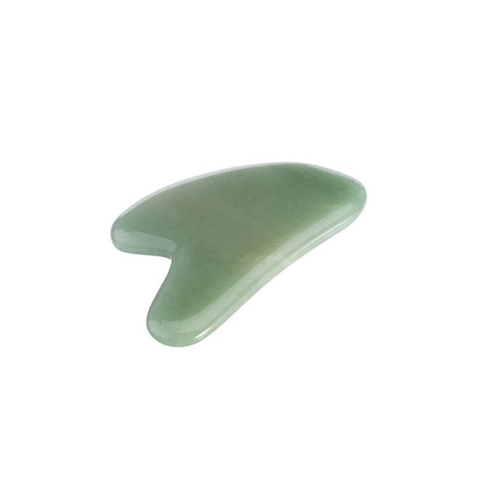 rosenice Gua Sha Jade Stone Tools Guasha Tool for Face Skincare Facial Body Acupuncture Relieve Muscle Tensions Reduce…