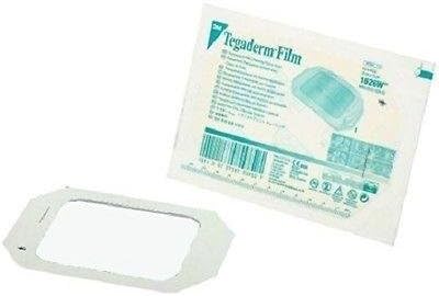 TEGADERM FILM Dressings 10cm x 12cm x20 3M - Tattoo/Burns/Wounds/Abrasions 1626