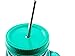 4 Pack Cocostraw for Aladdin Mason Jar 32 oz Tumbler PerfectFIT 18/8 Stainless Steel Drinking Straws With Cleaning Brush