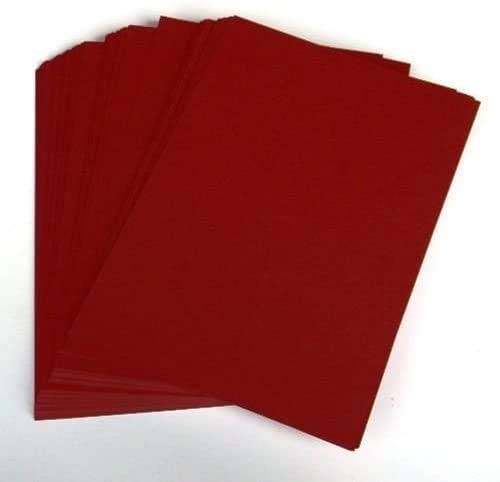 Wine Red A5 Card Stock by Stella Crafts x50 Sheets