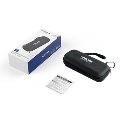 WAVLINK Funda rígida de EVA con Cremallera para Carcasa SSD, Compatible con WL-UTE50, WL-UTE51, WL-ST401C y WL-ST406C, Funda de Viaje, Funda Protectora y Bolsa de Almacenamiento