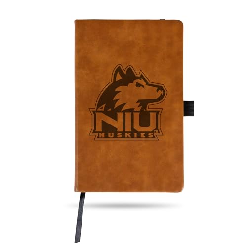 Rico Industries NCAA Northern Illinois Huskies Brown Laser Engraved Small Notep…