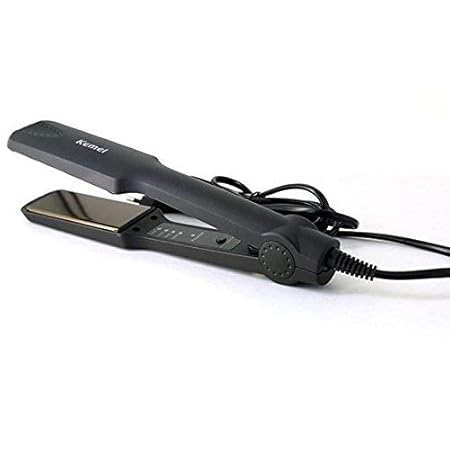 Kemei SG_B077QDD3RT_IN Professional Hair Straightener 4 Gear Temperature Styling Tools (Black)