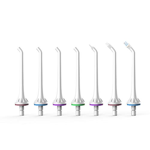 7 Pack-Replacement Tips for Abox Water Flosser, Classic Jet Tip, Orthodontic Tip, Periodontal Tip, Dental Plaque Tip, for Model FC159 Only