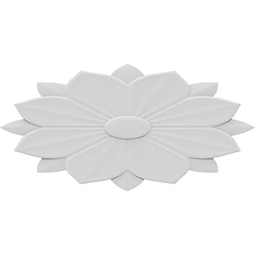 7" W x 3 1/2" H x 5/8" D Large Lara Flower Rosette