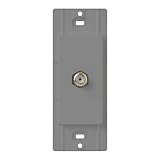 Lutron CA-CJ-GR Claro Cable Jack, Gray