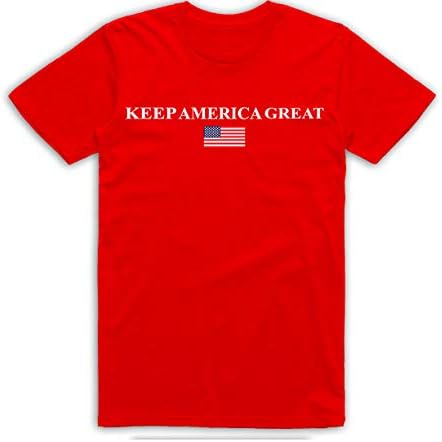 Men’s Donald Trump 2020 Keep America Great US Flag MAGA T-Shirt