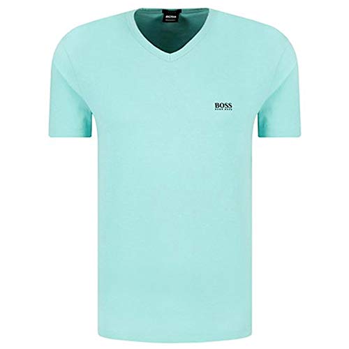 Hugo Boss V-Neck Golf T-Shirt Open Green Medium