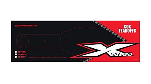 EKSBRAND 067-40400 Unisex-Adult X-GROM Standard Tear-Off Replacement Lens (Clear, One Size) (10-Pack)