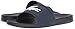 Lacoste Men's Croco Slide Sandal, Fraisier Navy/White, 8 Medium US