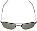 Randolph Aviator AF82611 Square Sunglasses, Matte Black, 58 mm