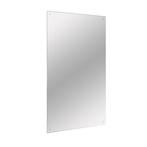 Frameless Rectangle Mirror Hanging Bathroom Mirror Fixings and