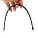 Lizxun Men Relaxing Toys Handled Urethral Stretching Bladder Toys Relieve Stress Length 35cm (7.5mm(Dia), Black)