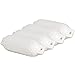 Best Choice Products Set of 4 Ribbed Marine Vinyl Boat Fender Bumper Dock Shield Protection - White