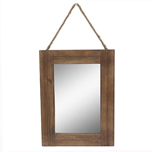EMAISON-16-X-12-Inch-Rustic-Wood-Framed-Wall-Mirror-with-Hanging-Rope-for-Farmhouse-Decor-for-Entryway-Bedroom-Bathroom-Dresser-Brown
