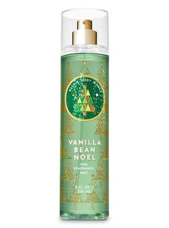Bath And Body Works Vanilla Bean Noel Shower Gel Body Lotion Fine Fragrance Mist Daily Trio Gift Set 2018