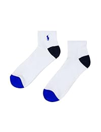 Polo Ralph Lauren 6-Pack talón soporte de arco con puntera y Crew Socks SZ 10-13 Se adapta 6-12,5