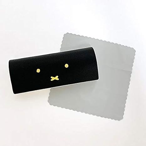 Amazon Co Jp Miffy ミッフィー メガネケース Bk モノクロお顔ミッフィー お顔 眼鏡ケース 眼鏡入れ グッズ ブラック Mcor ホビー